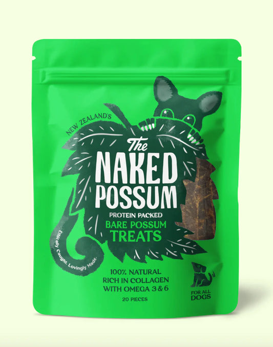 The Naked Possum Dog Treats - 20 piece
