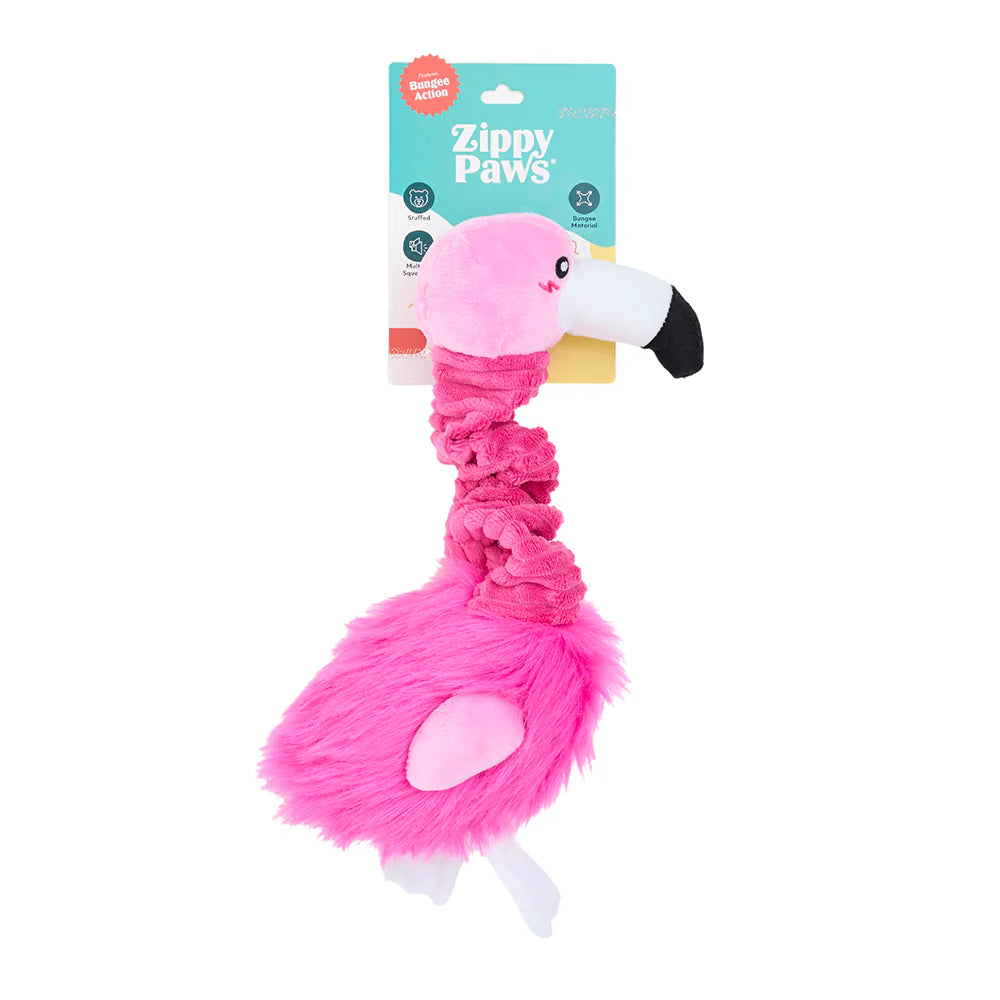 ZippyPaws - Bungee Buddiez - Flamingo