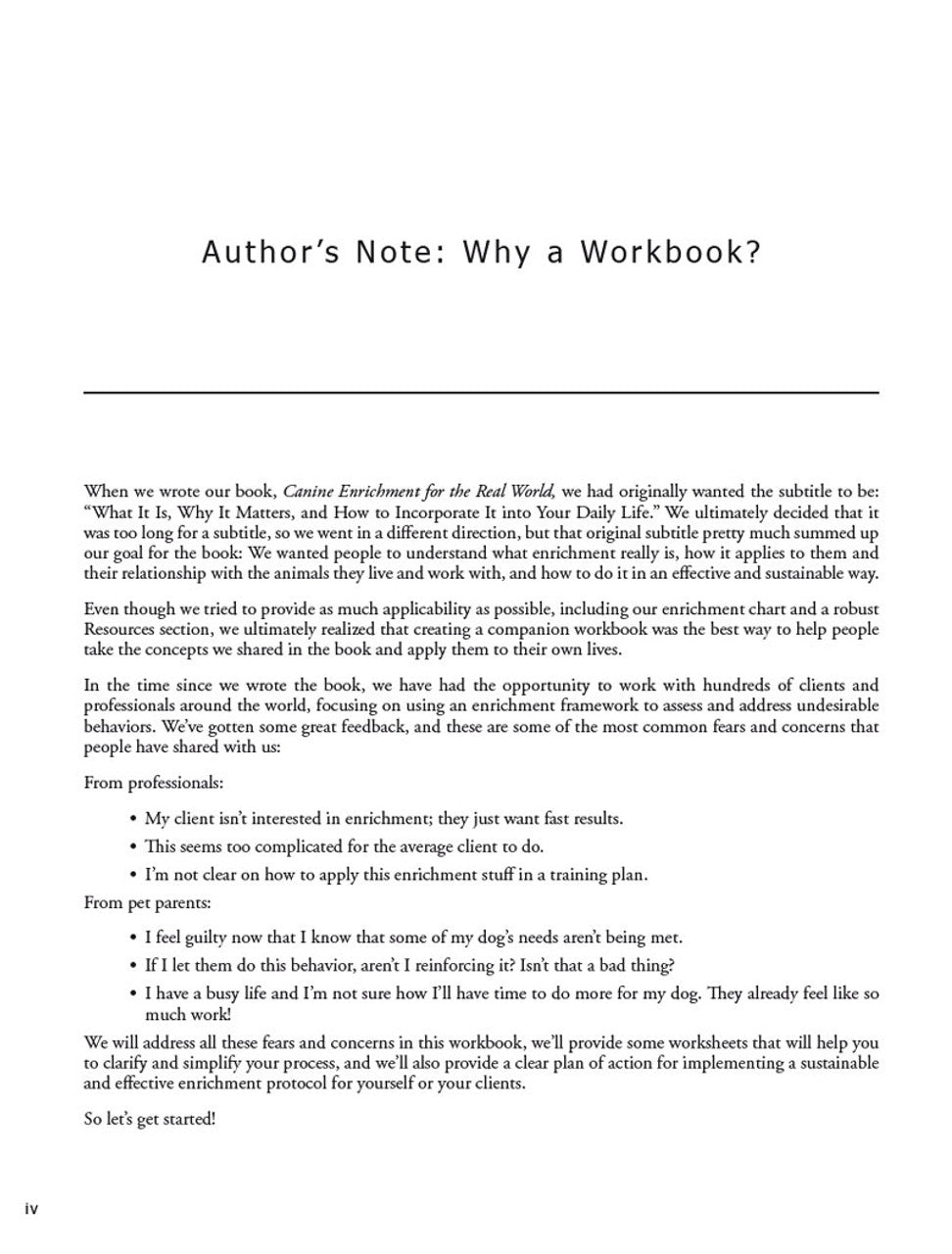 Canine Enrichment for the Real World - WORKBOOK