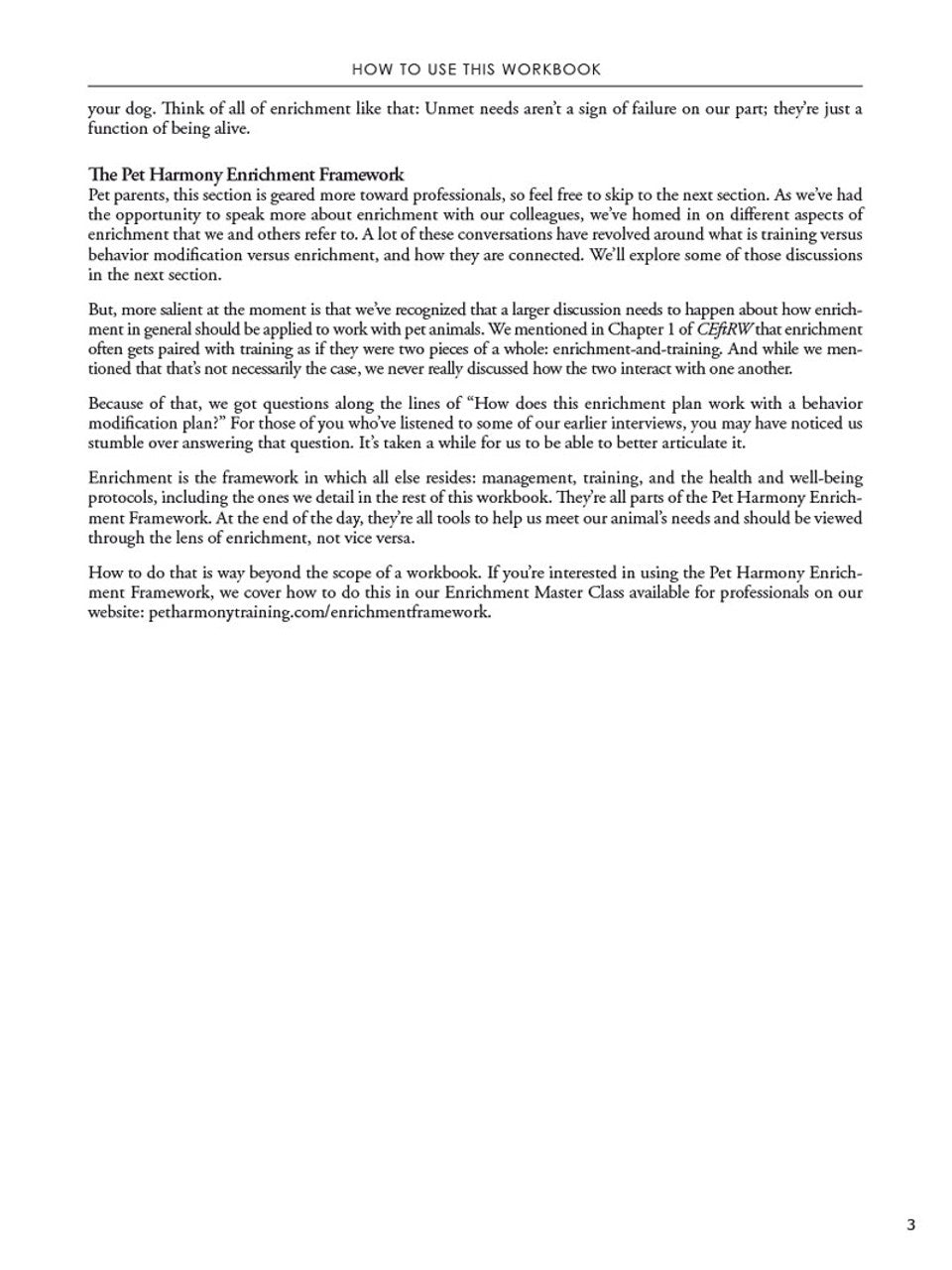 Canine Enrichment for the Real World - WORKBOOK